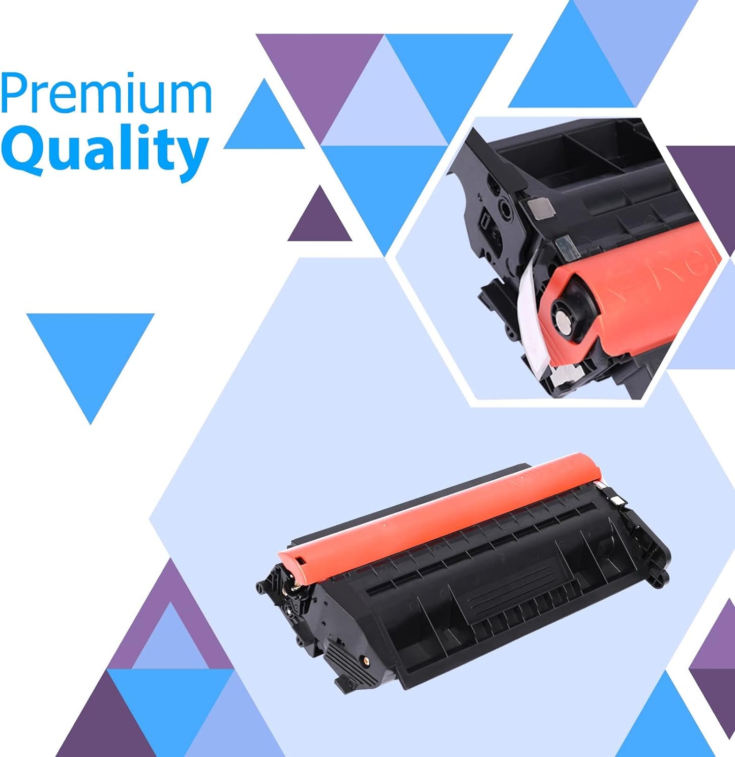 148A Toner Cartridge Black NO Chip Compatible Replacement for HP 148A W1480A 148X W1480X for HP Pro 4001dw 4001dn 4001n MFP 4101fdw 4101fdn Printer Ink (2 Packs )