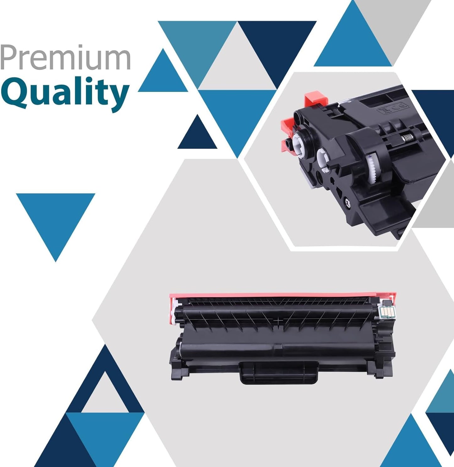 TN760 TN-760 High Yield Toner Cartridge 4-Pack Compatible Replacement for Brother TN760 TN730 TN-760 TN-730 TN 760 730 Black for HL-L2390DW DCP-L2550DW MFC-L2750DW MFC-L2710DW HL-L2370DW HL-L2395DW