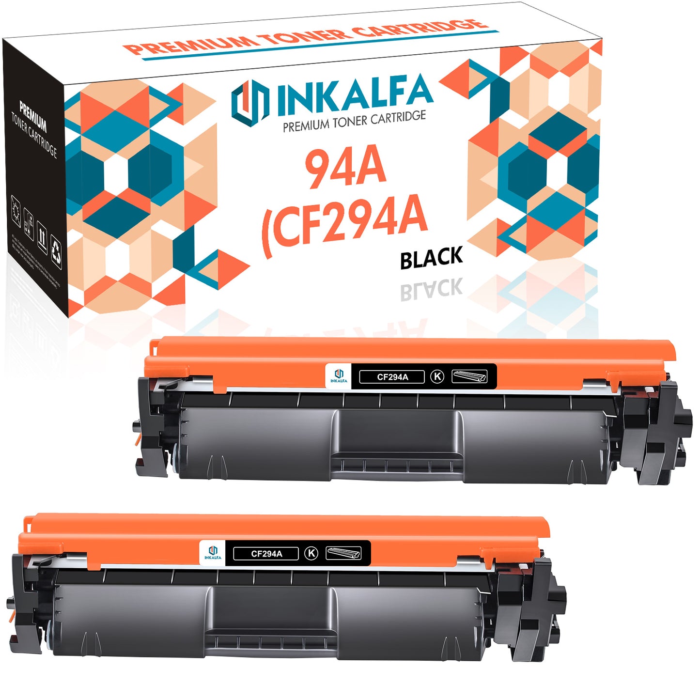 HP Compatible CF294A Black Toner Cartridge 2-Pack Combo